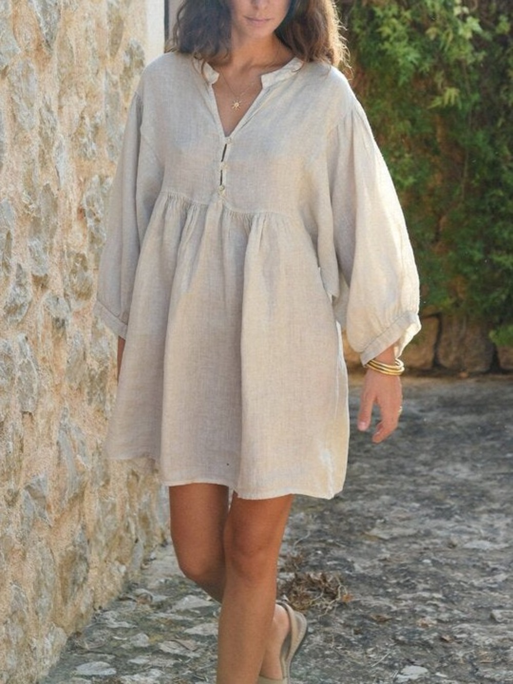 BEACHWOOD BABY Moon Italian Linen Bella
Dress